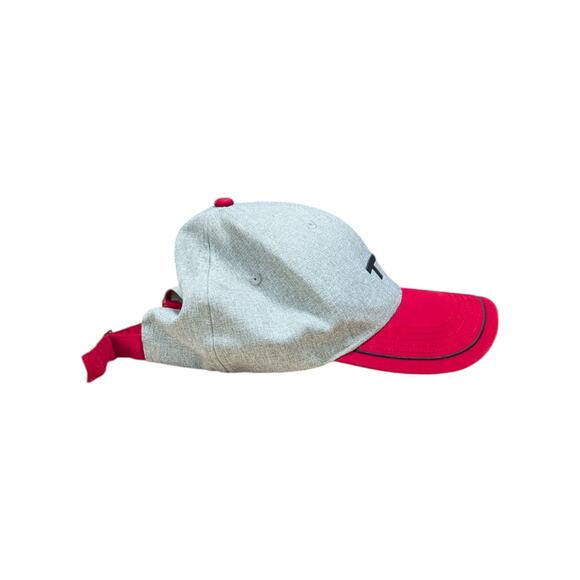 Vintage Toyota TRD Baseball Cap Hat Gray Red Racing Development Cars Unisex - Picture 3 of 8